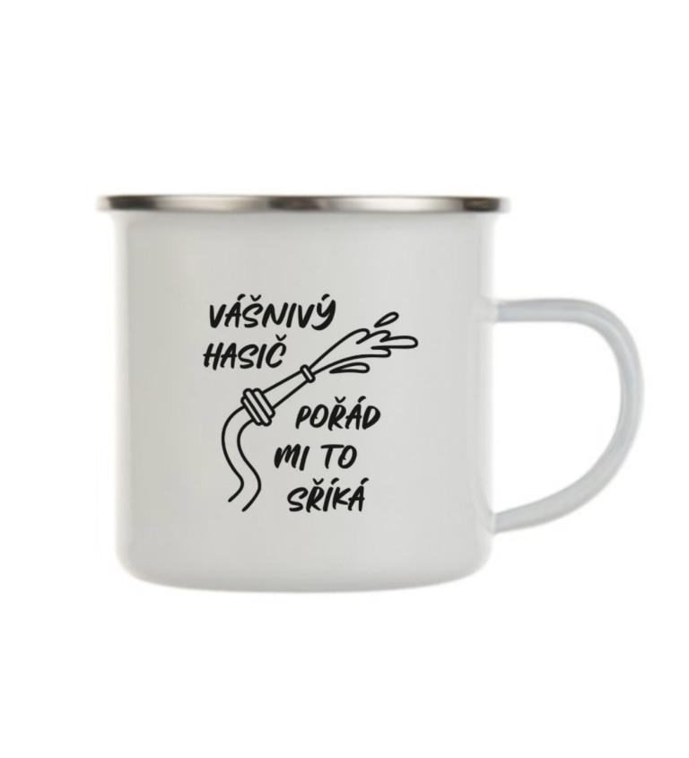 Bílý plecháček – Vášnivý hasič