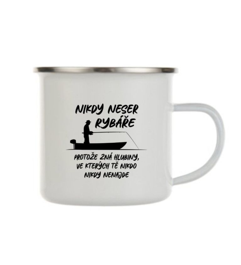 Bílý plecháček – Nikdy neser rybáře
