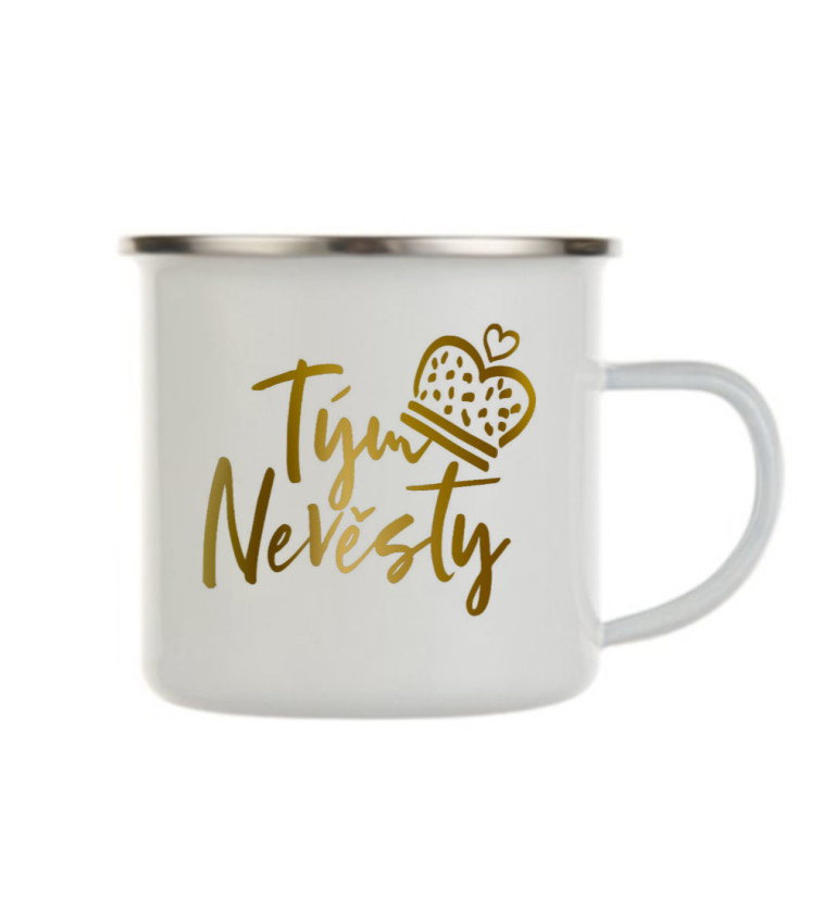 Bílý plecháček – Tým nevěsty koruna