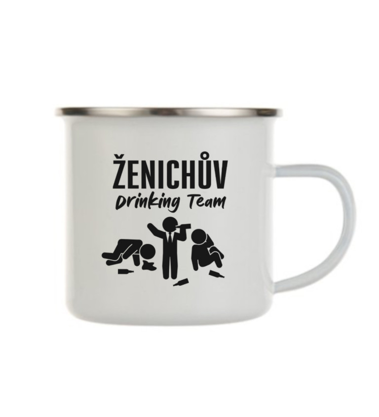 Bílý plecháček – Ženichův drinking team