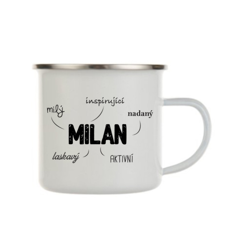 Bílý plecháček – Milan