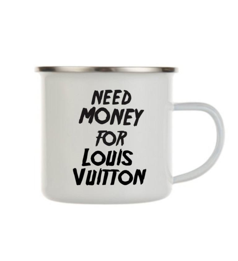 Bílý plecháček – Need money for Vuitton