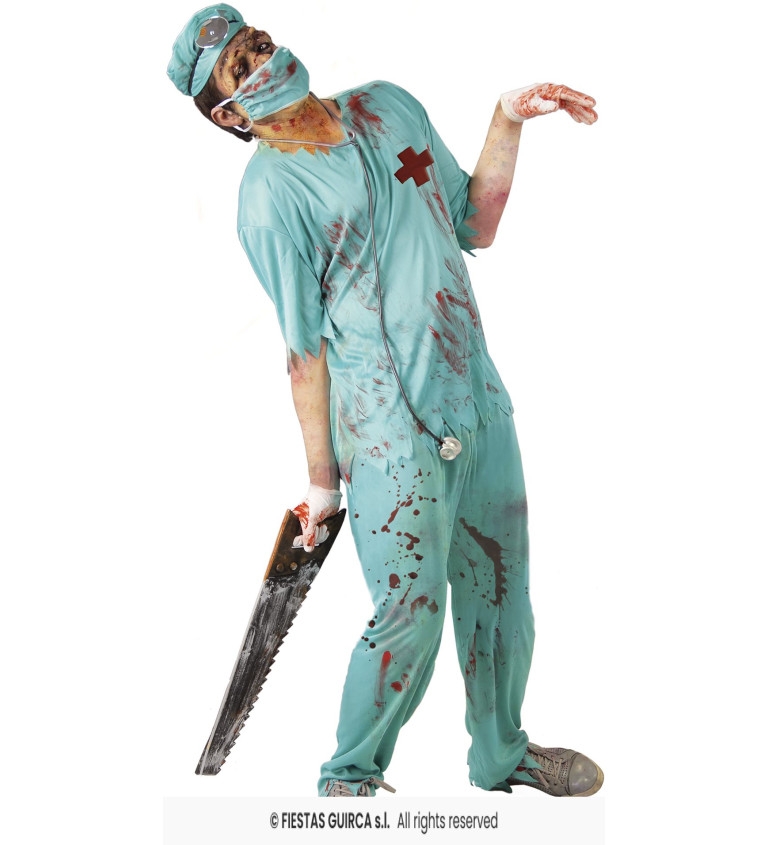 Kostým pro muže – zombie chirurg