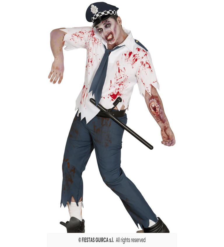 Pánský kostým – zombie policista