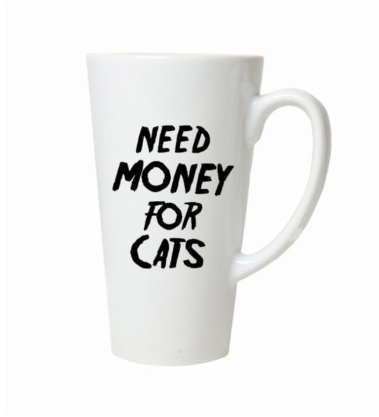 Latte hrnek – Need money for cats
