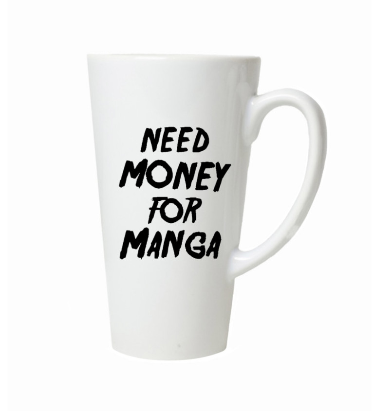 Latte hrnek – Need money for manga