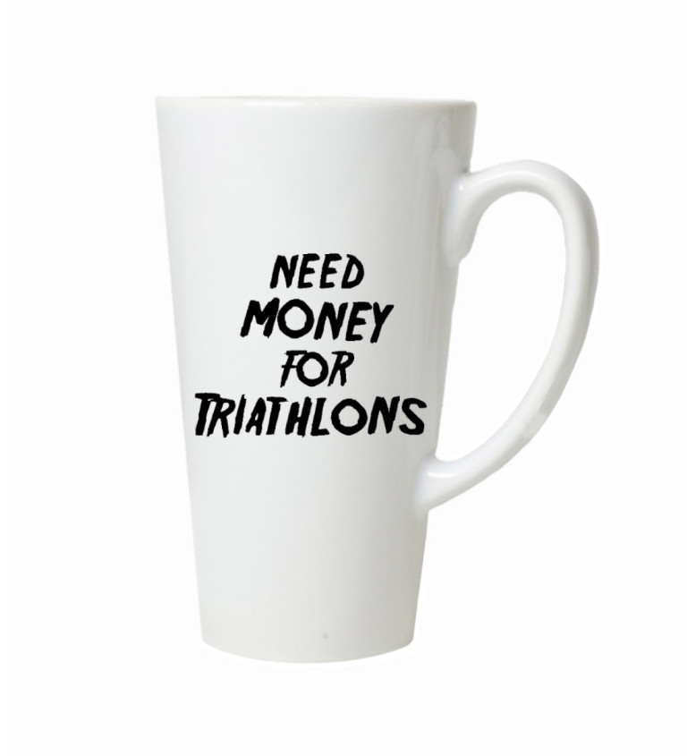 Hrnek na latte – Need money for triathlons