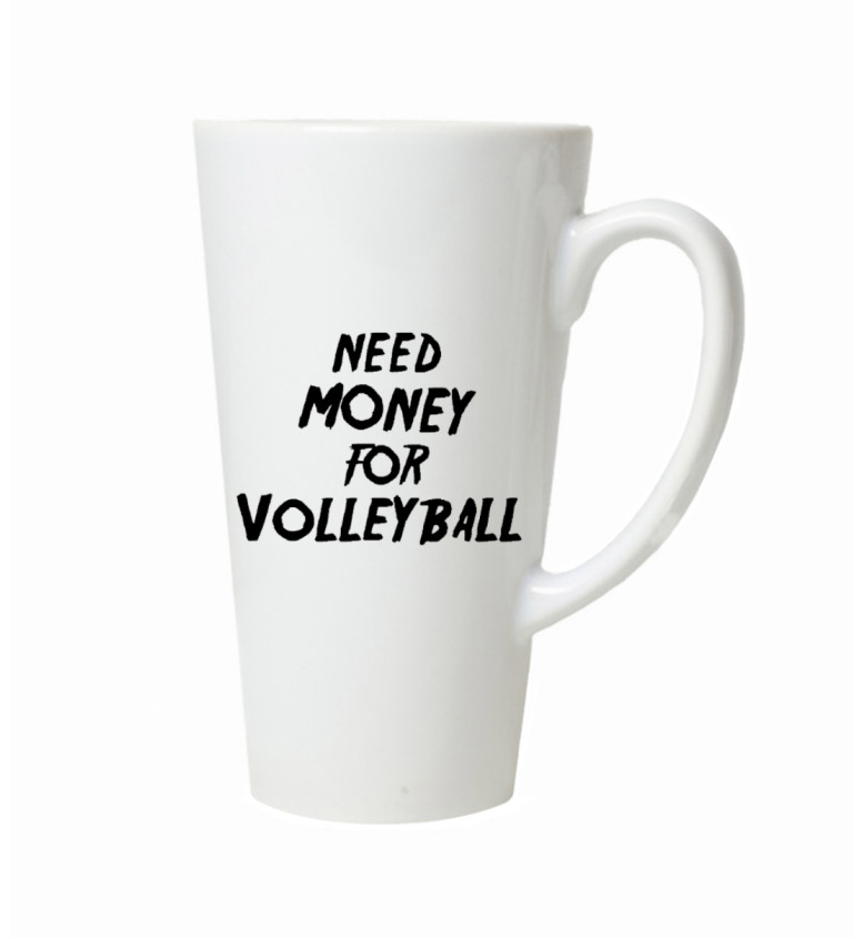 Hrnek na latte – Need money for volleyball