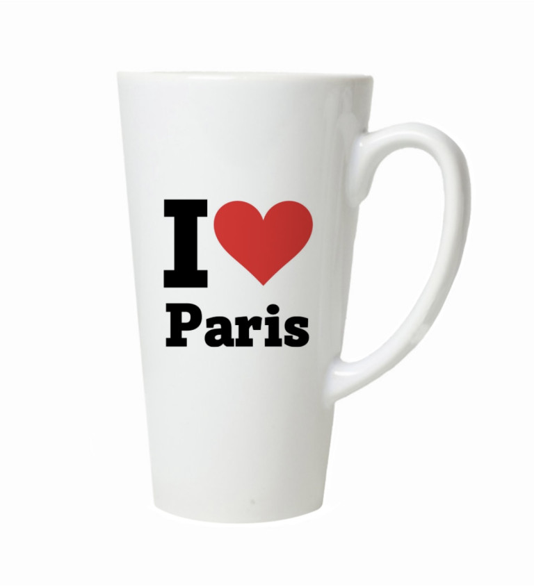 Hrnek na latte – I love Paris