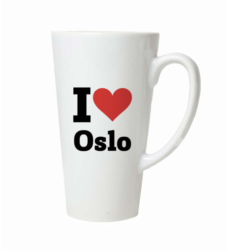 Hrnek na latte – I love Oslo