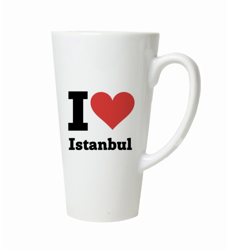 Hrnek na latte – I love Istanbul