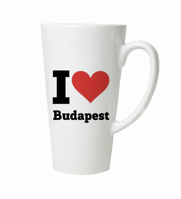 Hrnek na latte – I love Budapest