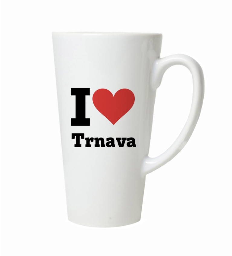 Hrnek na latte – I love Trnava