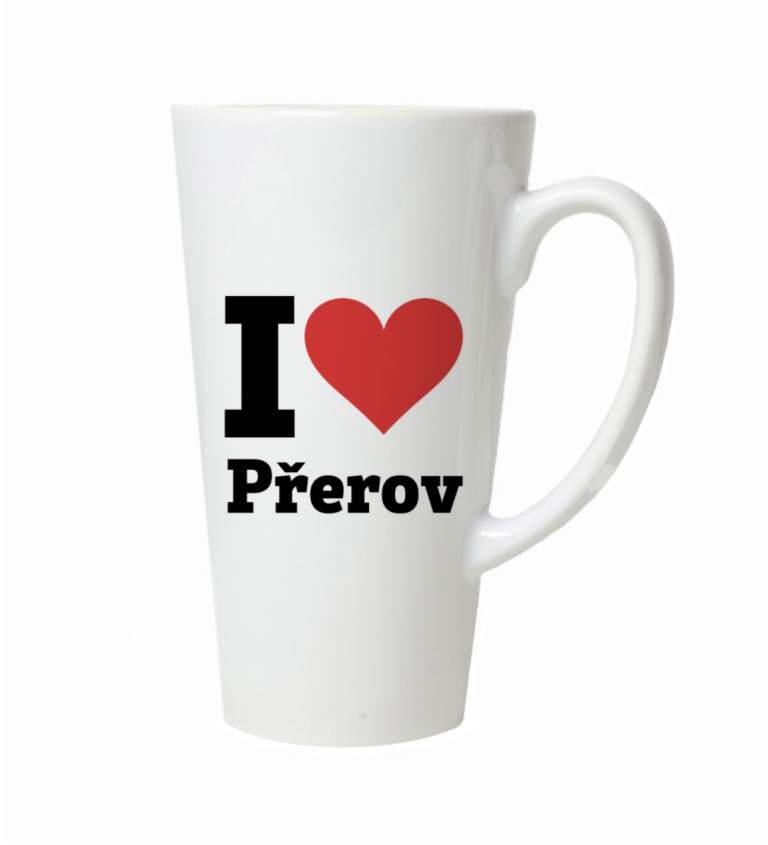 Hrnek na latte – I love Přerov