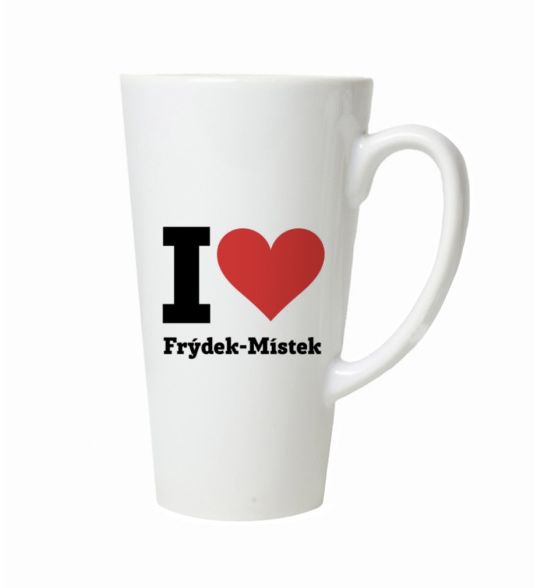 Hrnek na latte – I love Frýdek-Místek