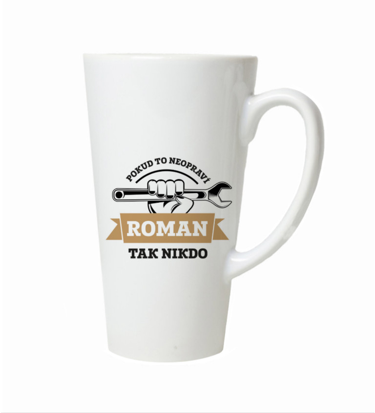 Hrnek na latte – Pokud to neopraví Roman, tak nikdo