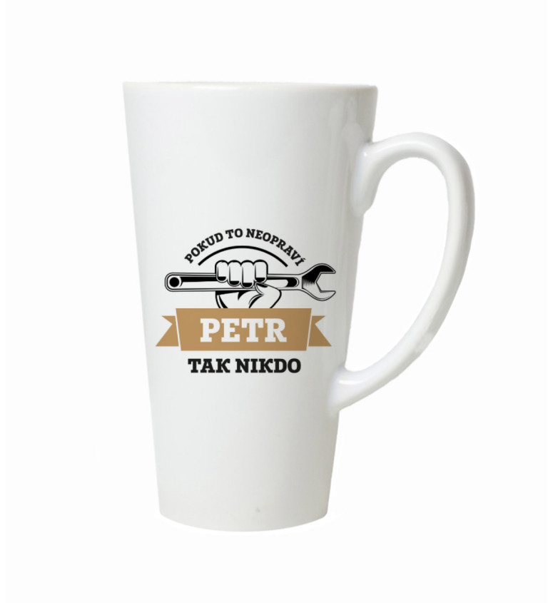 Hrnek na latte – Pokud to neopraví Petr, tak nikdo