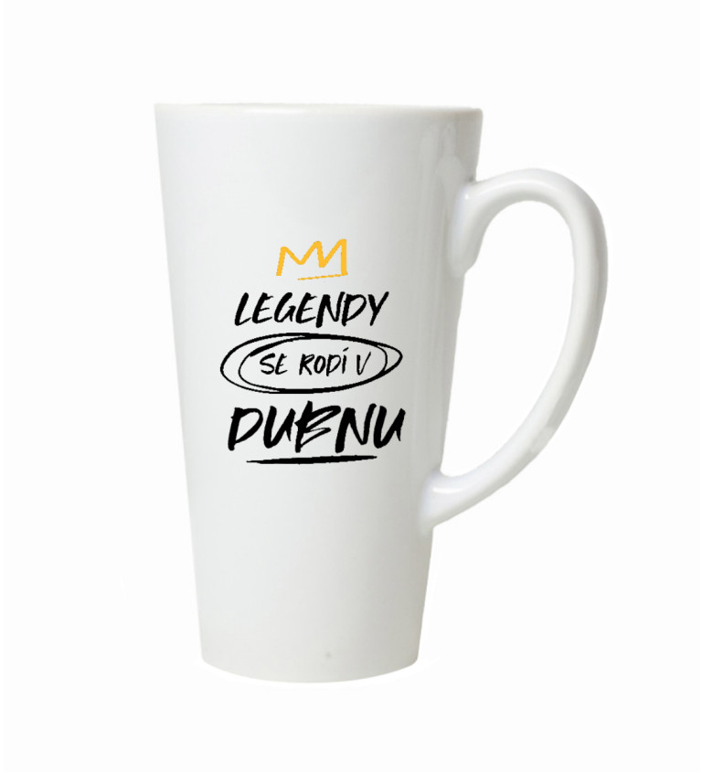 Hrnek na latte – Legendy se rodí v dubnu