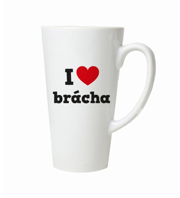Hrnek na latte – I love brácha