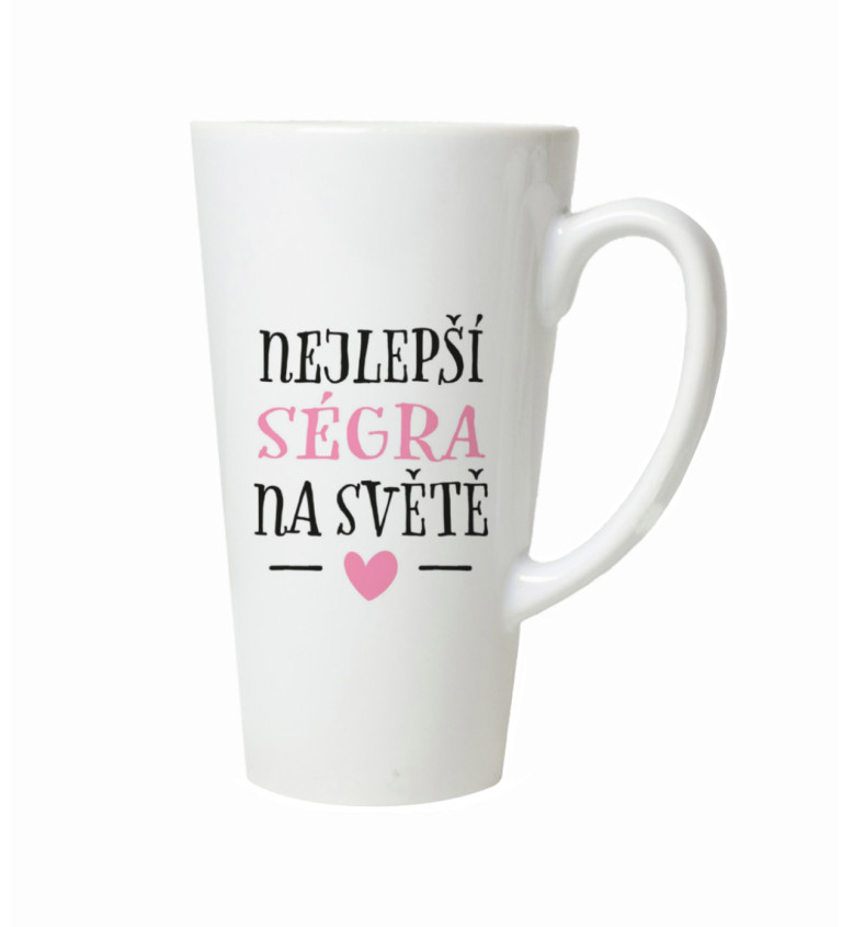 Hrnek na latte – Nejlepší ségra na světě