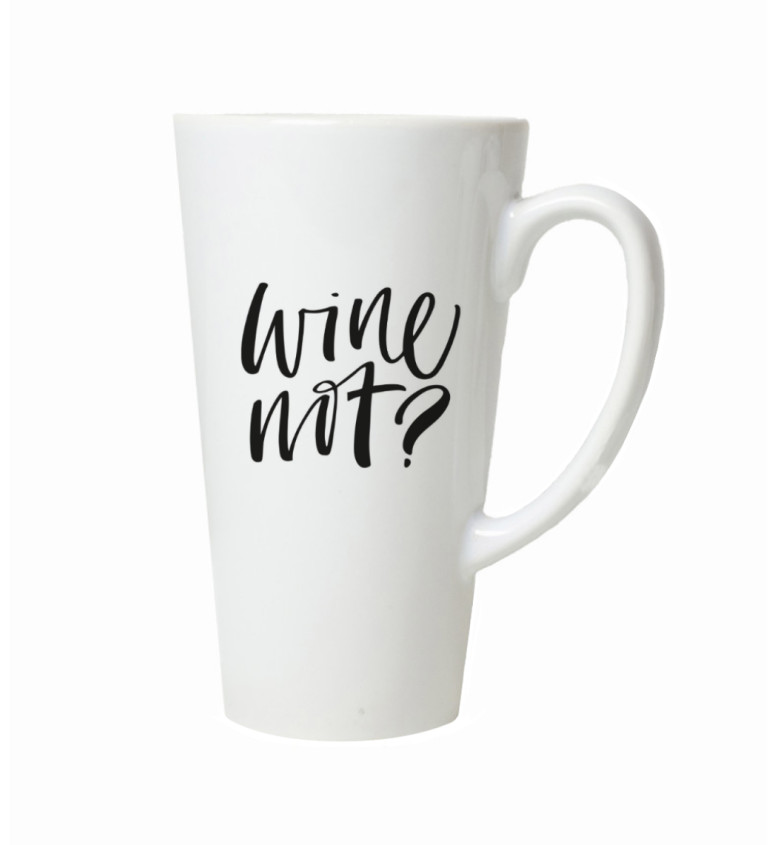 Hrnek na latte – Wine not?