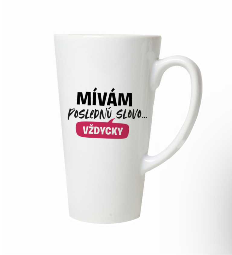 Hrnek na latte – Mívám poslední slovo