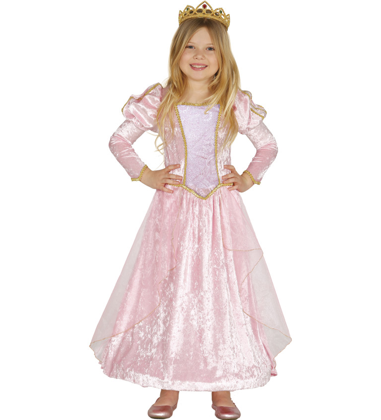 Dětský kostým – Růžová princezna