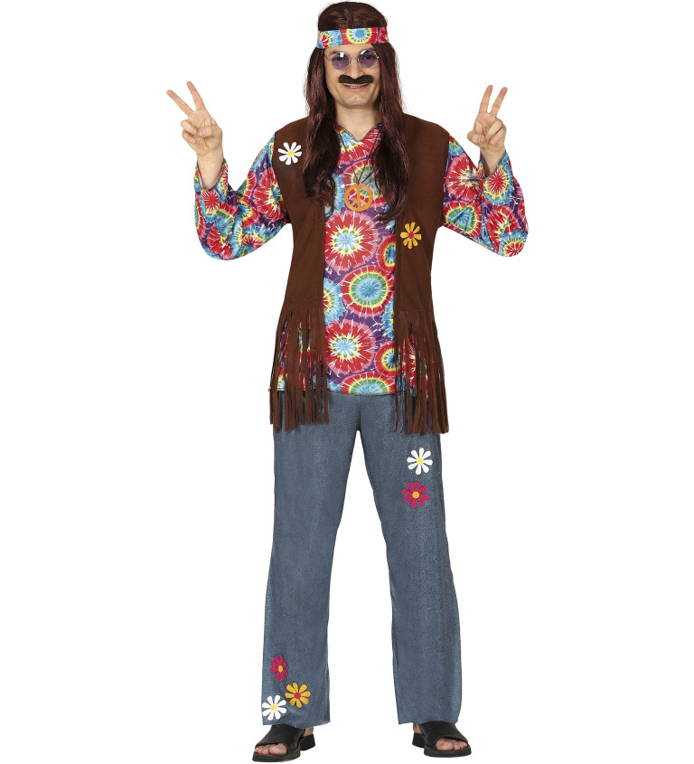 Kostým pro muže – hippie