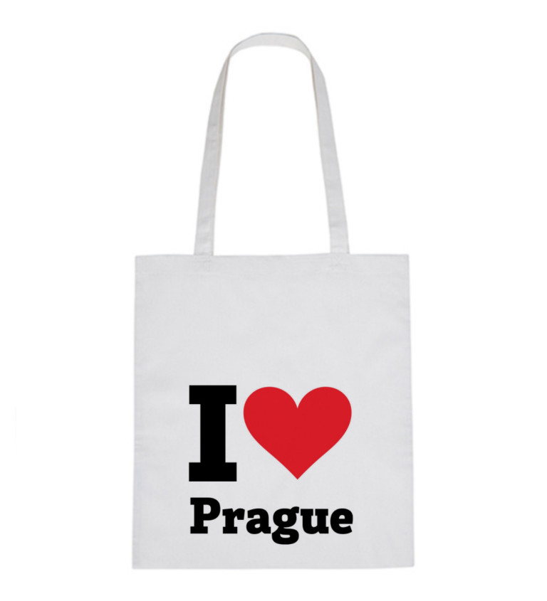 Plátěná taška: I love Prague