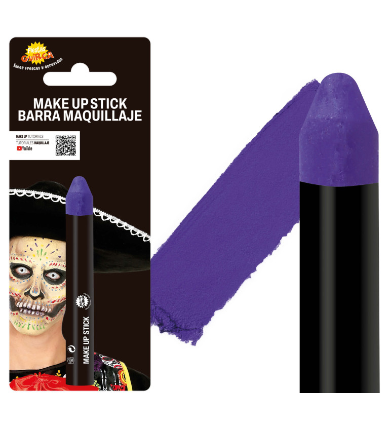 Fialová make-up tužka na obličej