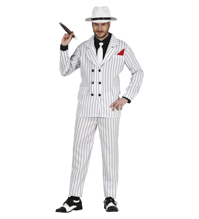 Bílý gangster – pánský kostým