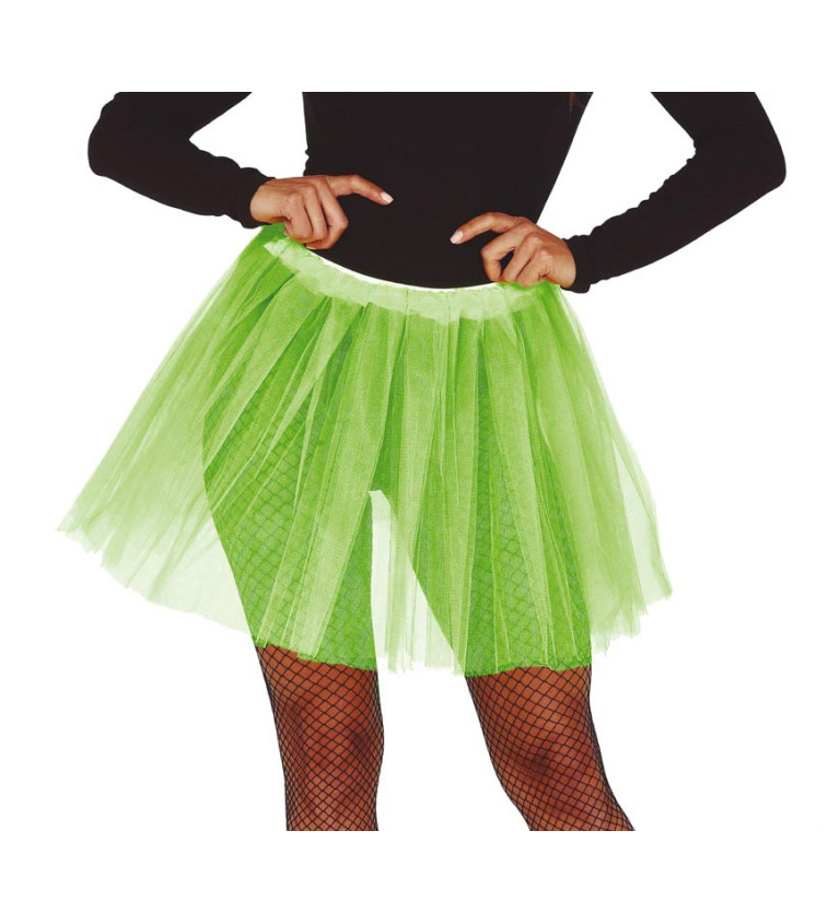 Hravá tutu sukně – světle zelená