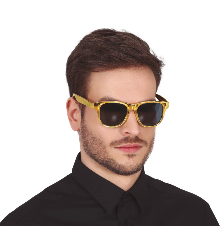 Retro zlaté brýle