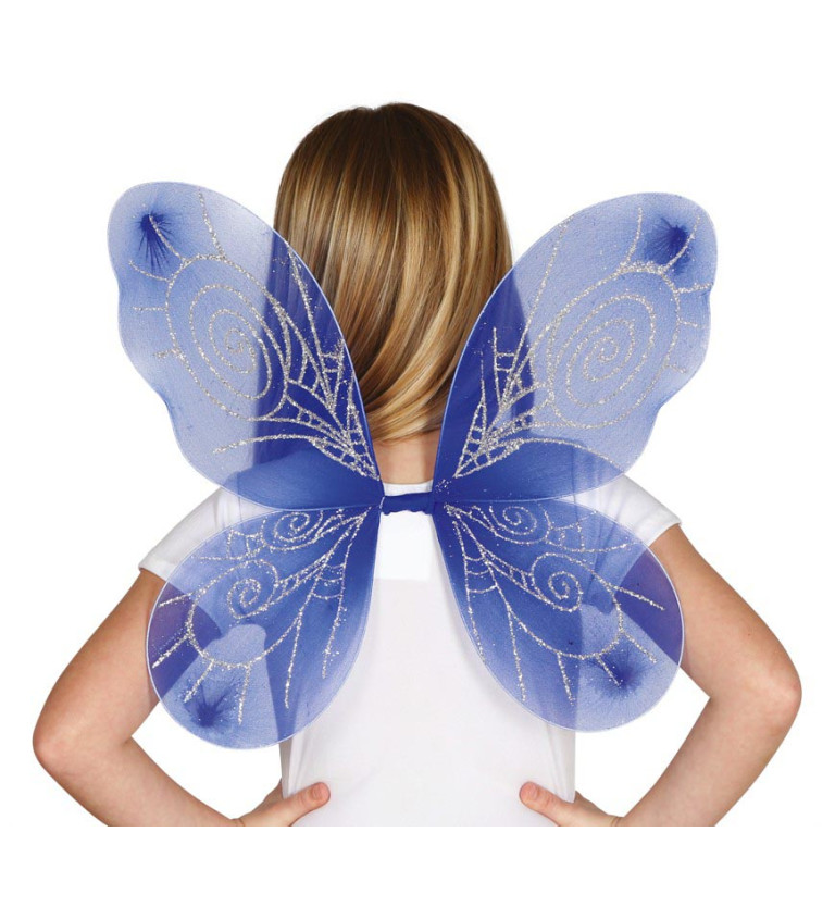 Modrá dětská křídla