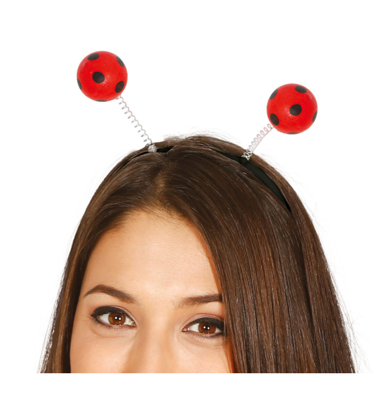 Stylová čelenka s berušími tykadly