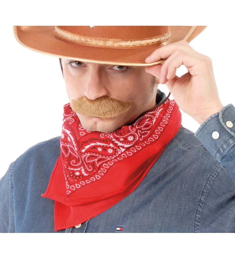Westernový šátek – červený