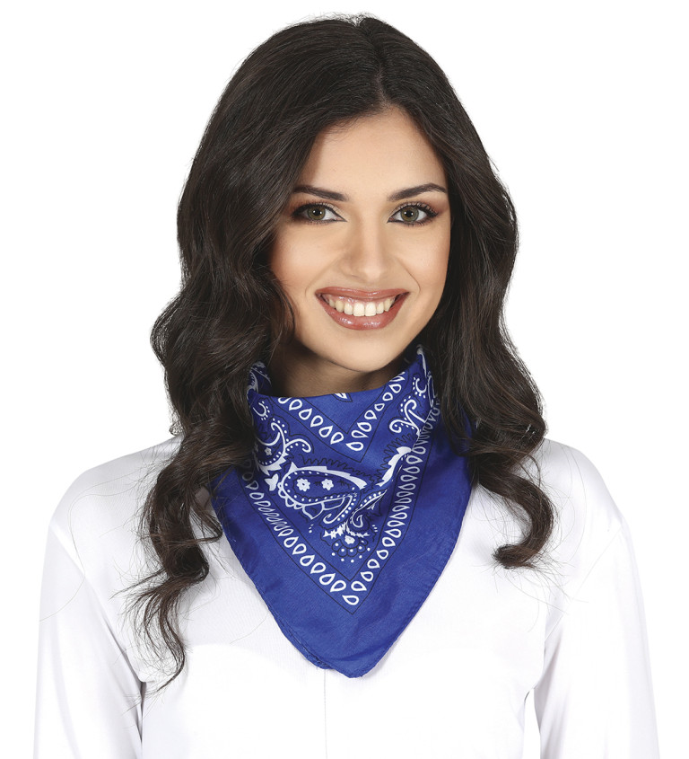 Westernový šátek – modrý
