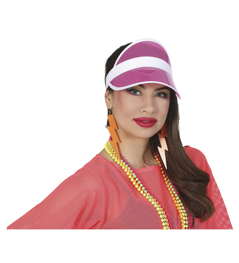 Růžový retro kšilt