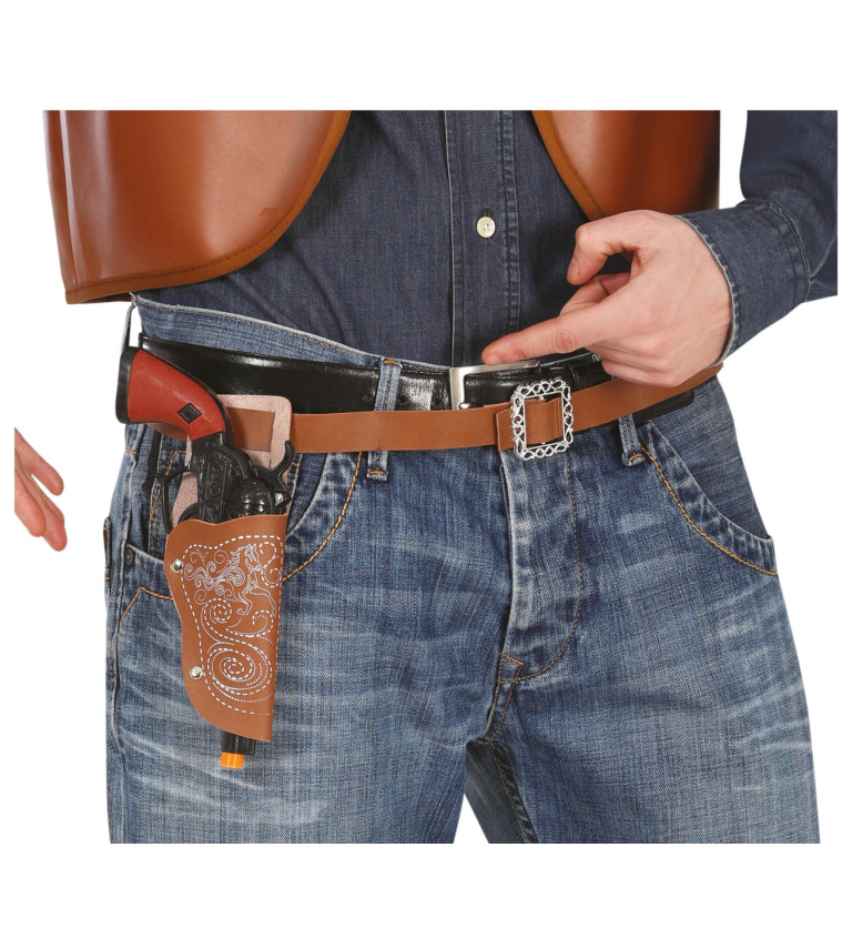 Kovbojská sada – pásek, pistole a pouzdro