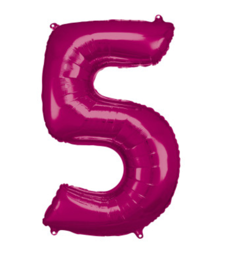 foliove cislo 5- tmavě růžová