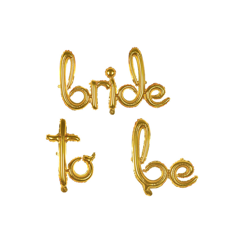 Fóliový balónek Bride to be - rosegold