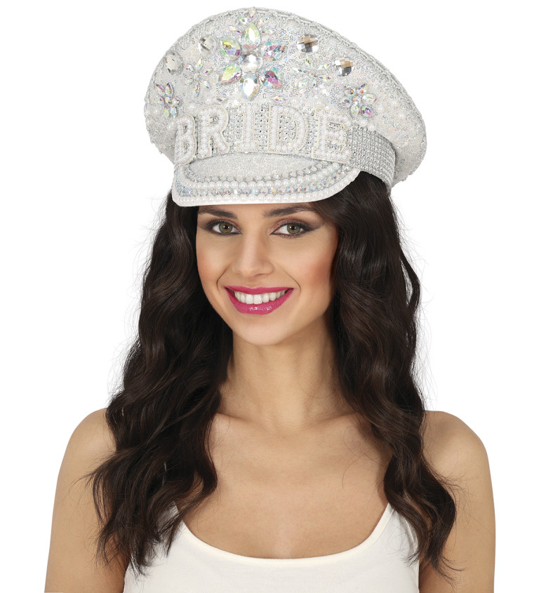 Kapitánská čepice pro nevěstu - "Bride"