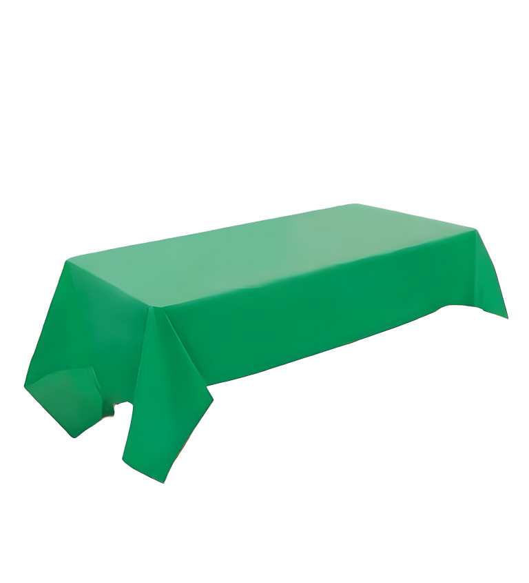 Plastový ubrus – zelený