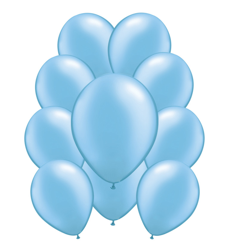 Pastelové latexové balónky – baby blue