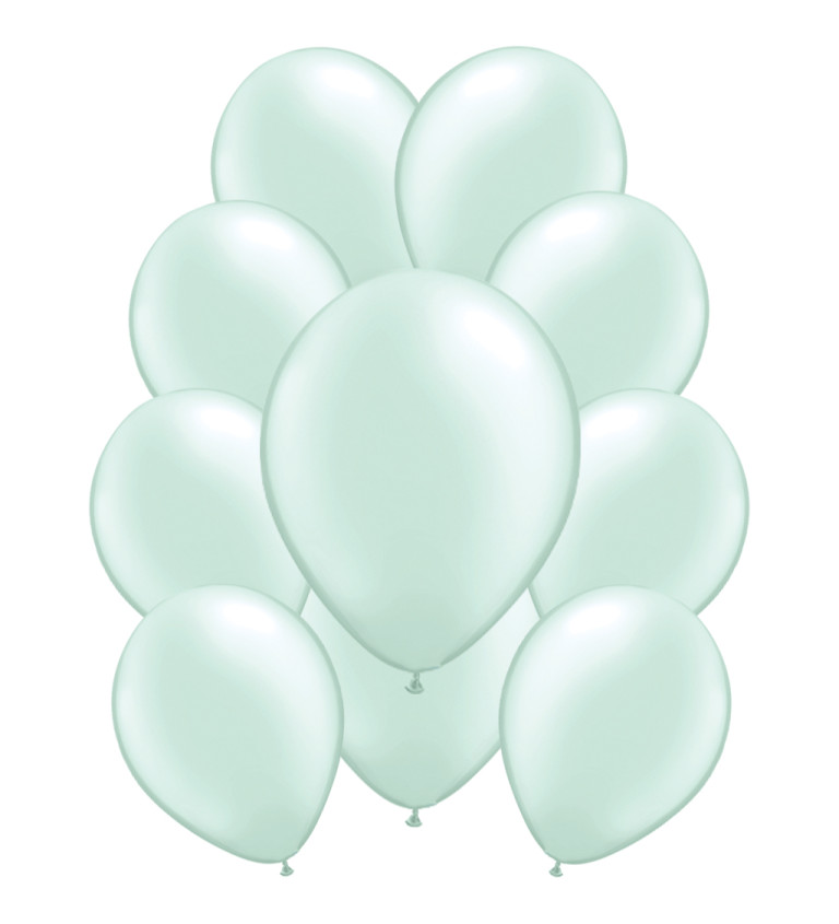 Pastelové latexové balónky – baby green