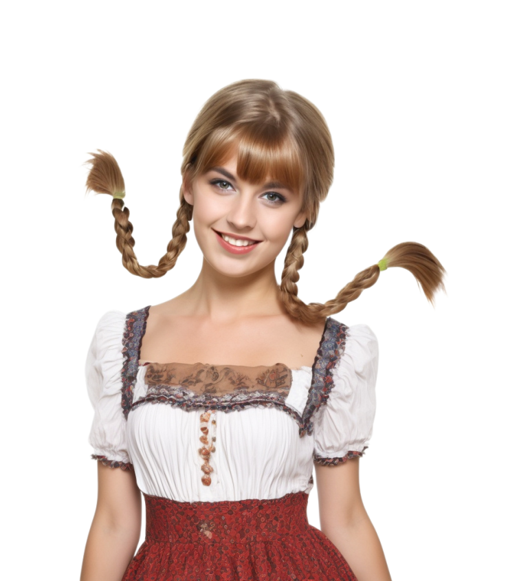 Farmářova žena – paruka pro ženy