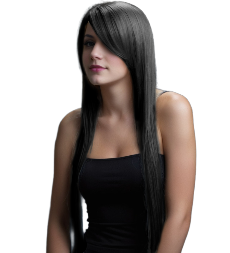 Černá Valeria – paruka pro ženy