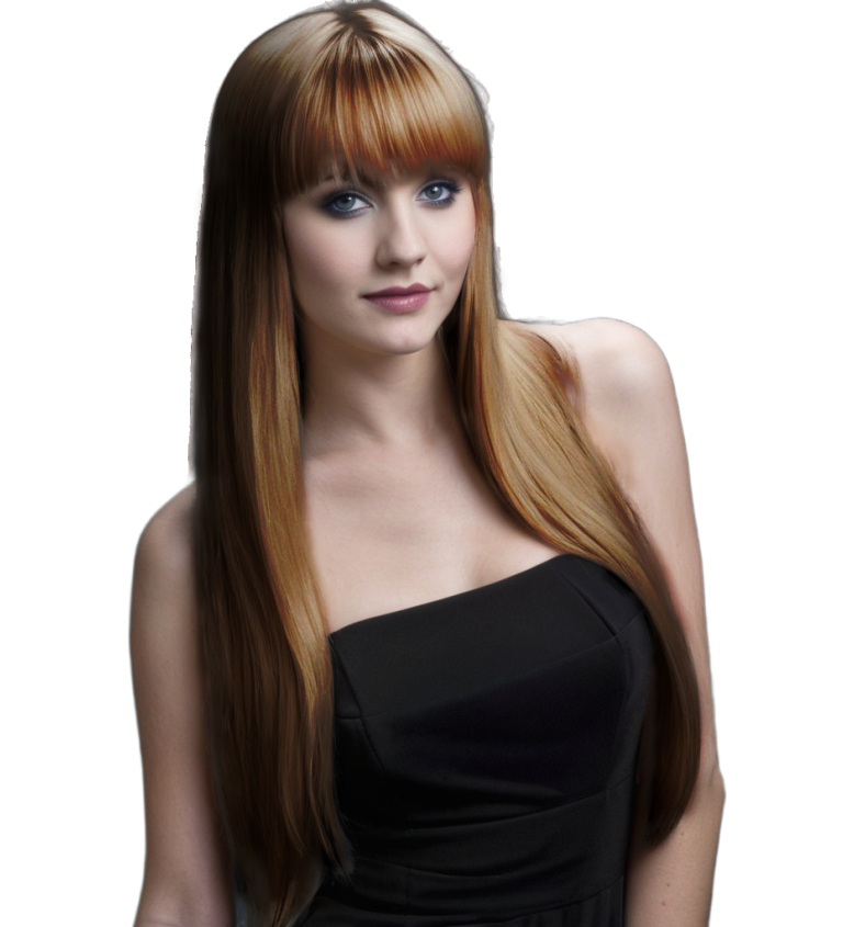 Hnědá Sonja – paruka pro ženy