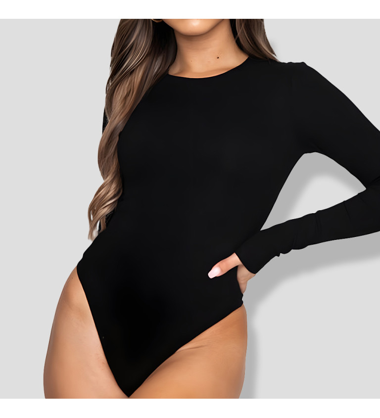 Elegantní černé body s rukávy