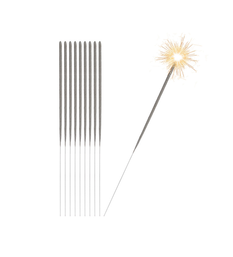 Prskavky 25 cm – balení 10 ks